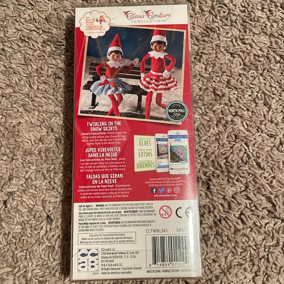 The Elf on the Shelf Twirling In The Snow Skirts Claus Couture - Picture 2 of 6